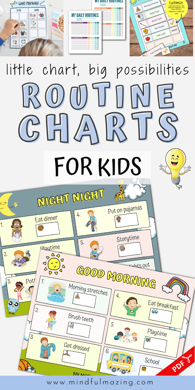 11 Wondrous Visual Routine Charts For Kids — That You Need ...