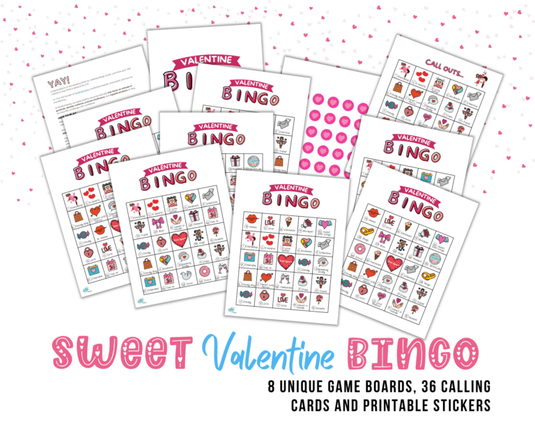 FREE Valentine Bingo Printable To Spice up ANY Valentine's Day Party ...