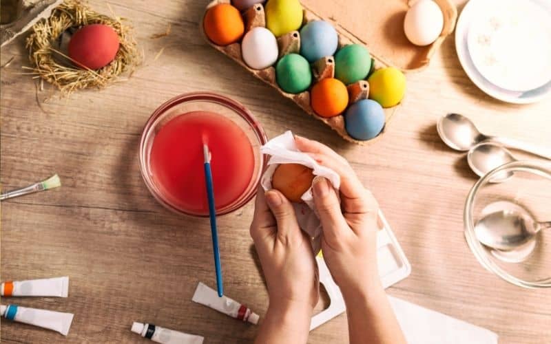 Decorating Easter Eggs With Kids