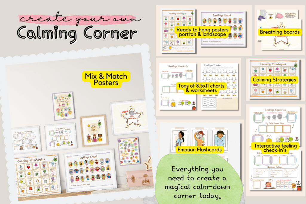 Printable Poster for Helping Children Calm Down 