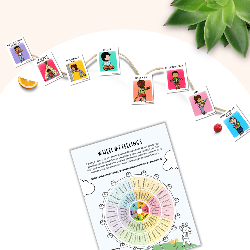 wheel of emotions printable pdf