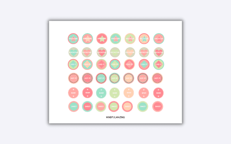 chore task cards for kids