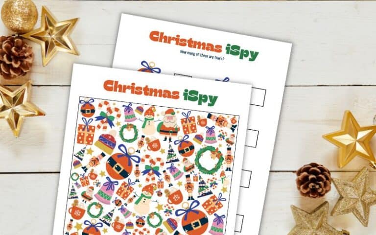 Christmas I Spy Printable (Free PDF) • Mindfulmazing.com