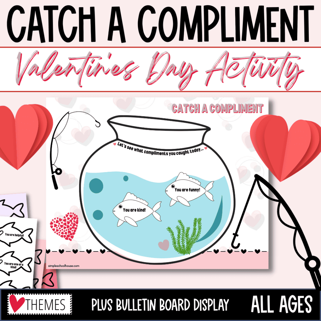 Catch a compliment kindness craft for kids