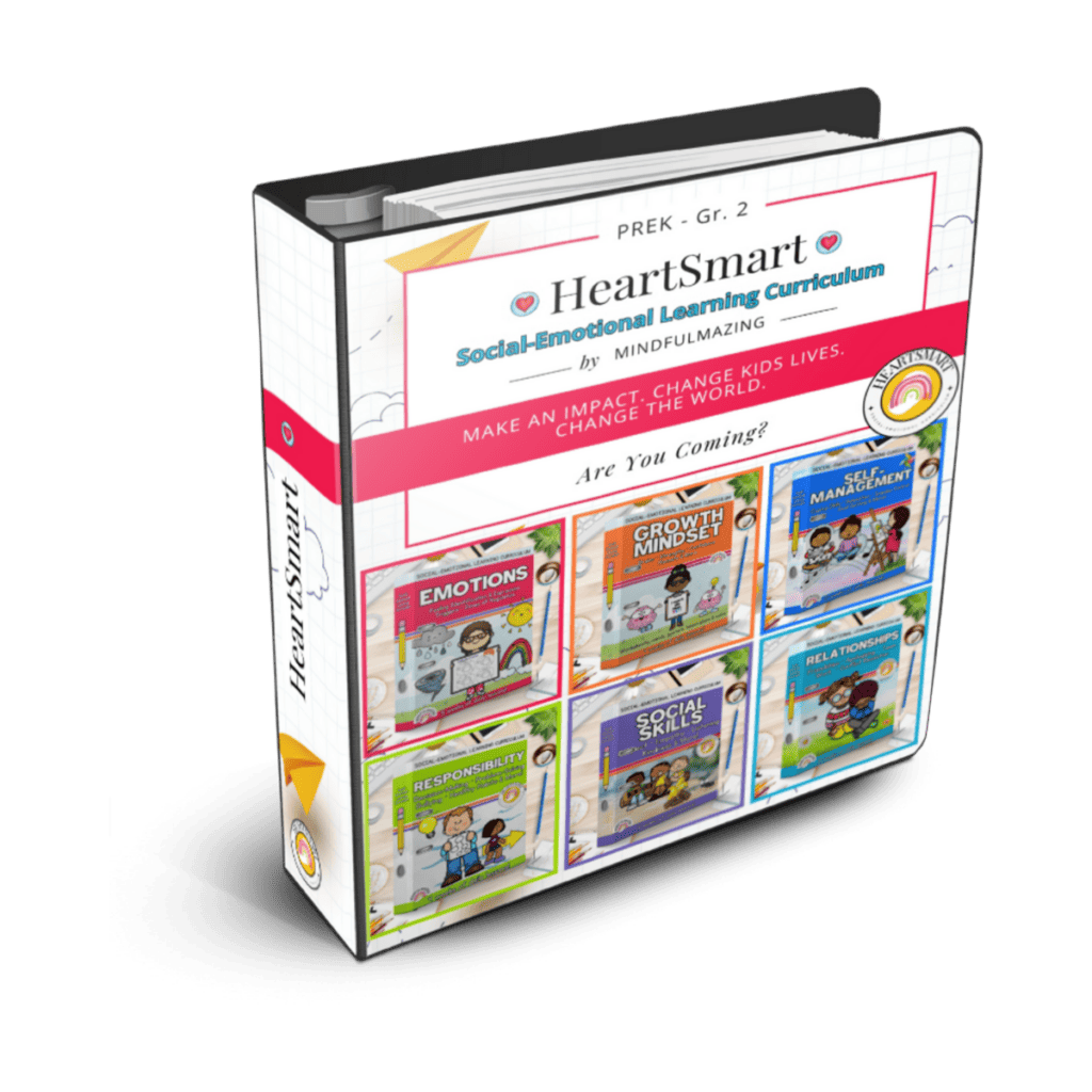 HeartSmart Social Emotional Learning binder preview.