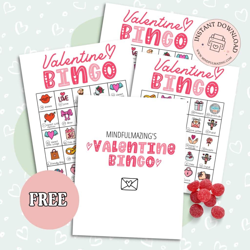 free printable valentine's day bingo